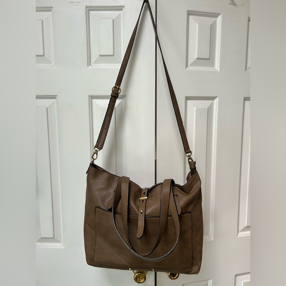 INZI BAG TOTE SATCHEL CROSSBODY Convertible, detach strap. 19x13x5” body drop.